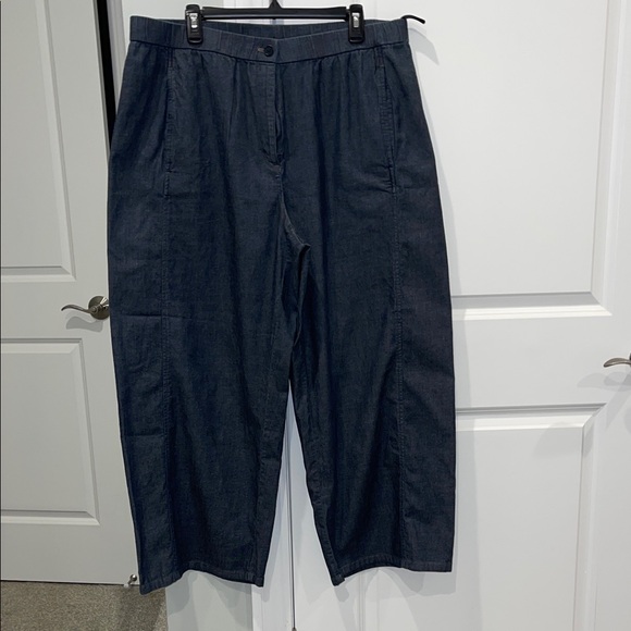 Eileen Fisher Pants - Eileen Fisher airy denim wide leg pants, size 1x